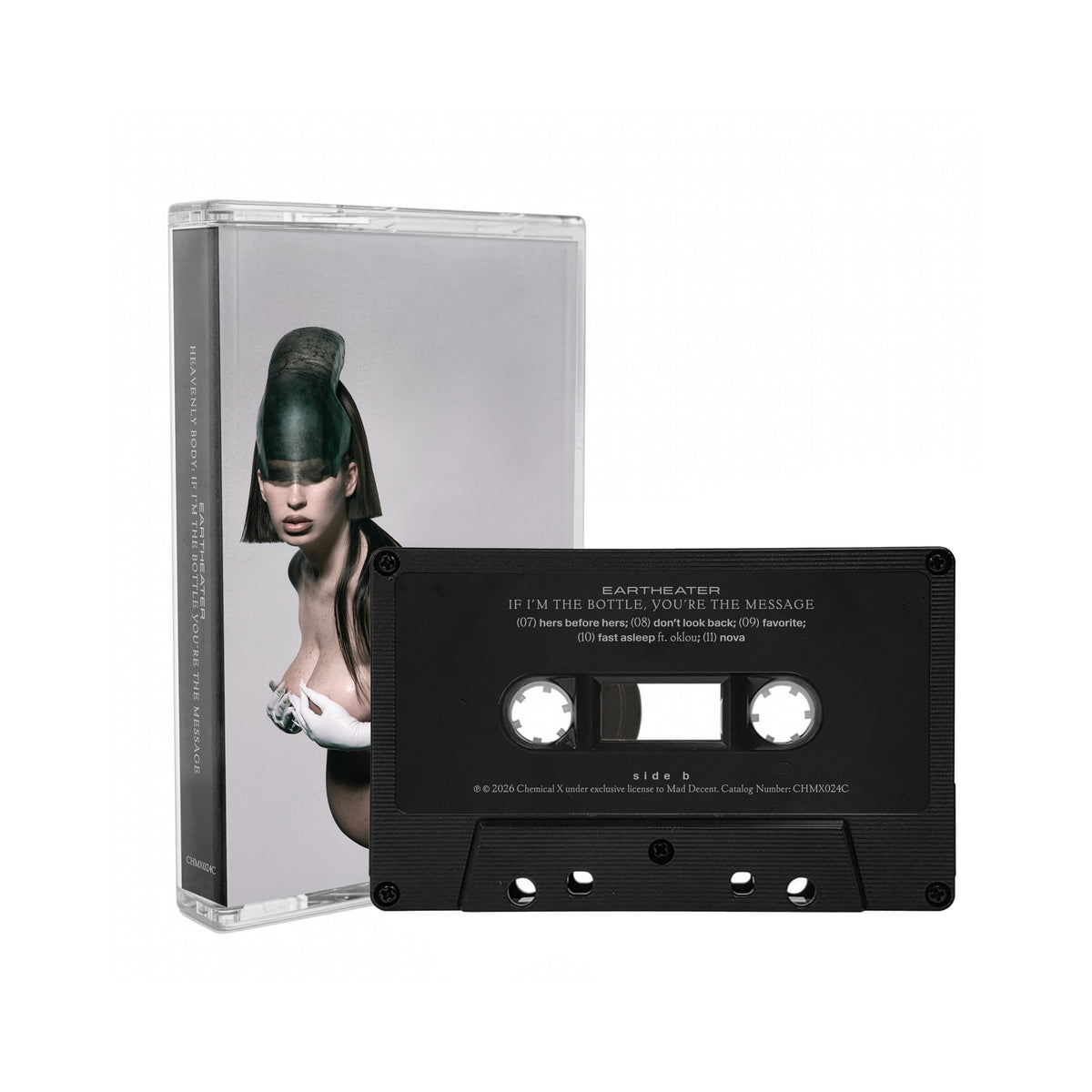 Eartheater “Heavenly Body: If I’m The Bottle You’re The Message” Cassette