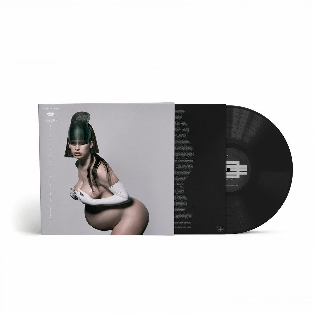 Eartheater “Heavenly Body: If I’m The Bottle You’re The Message” Black LP
